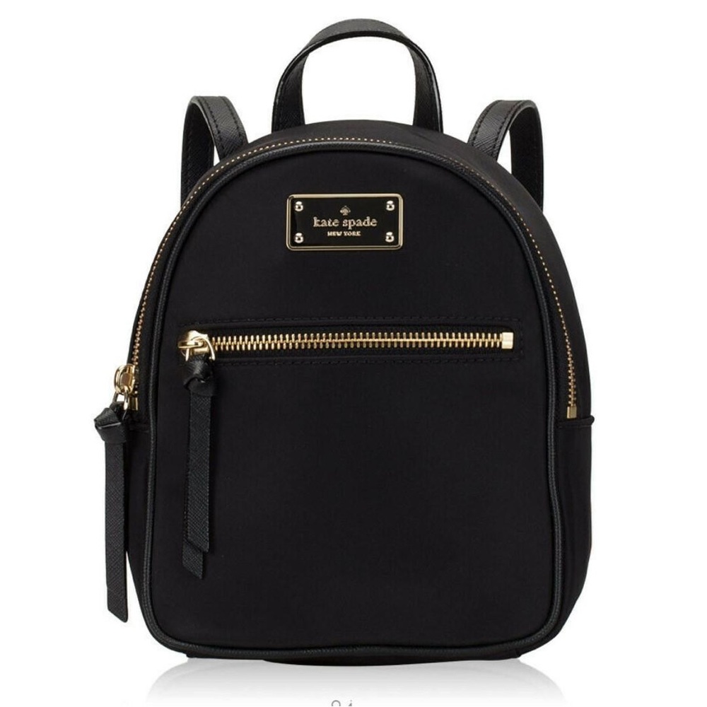 Kate Spade Wilson Road Mini Bradley Nylon Backpack Black